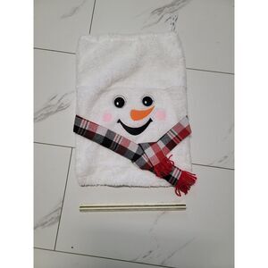 ~ Snowman drawstring holiday or Christmas gift bag